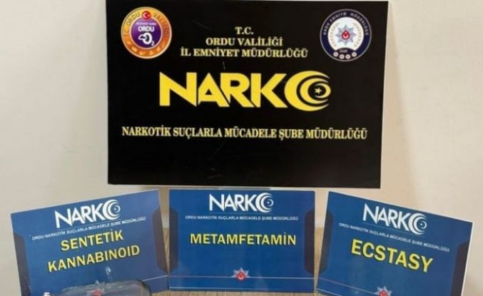 Ordu’da uyuşturucu operasyonlarında 1 tutuklama