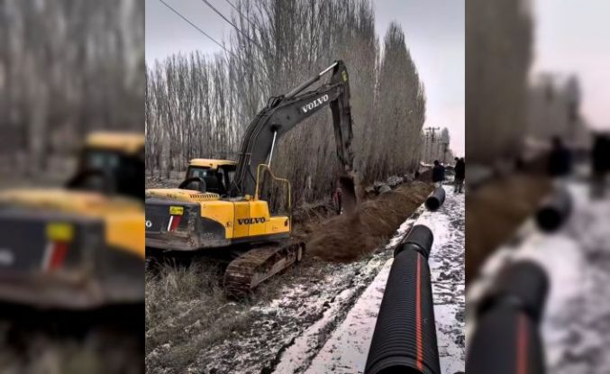 Patnos Belediyesi saha çalışmalarını sürdürüyor