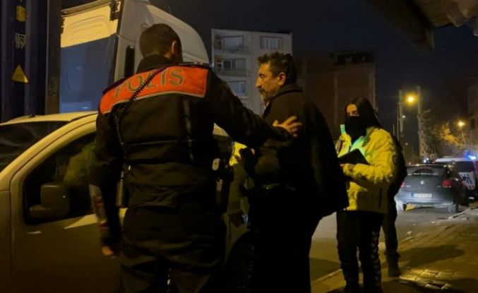 Polislerin alkollü sürücüyle imtihanı