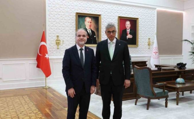 Rektör Uslu’dan Sağlık Bakanı Memişoğlu’na ziyaret