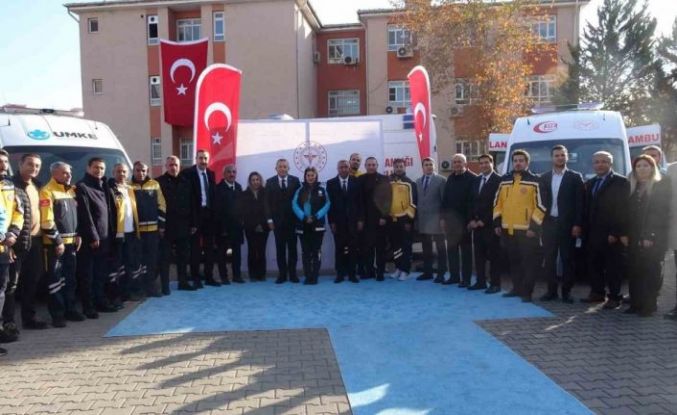 Sağlık Bakanlığı’ndan Kilis’e 4 yeni acil sağlık aracı