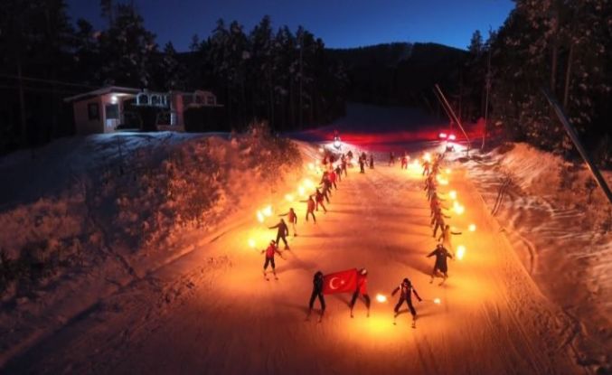 Sarıkamış kayak sezonuna "Merhaba" dedi