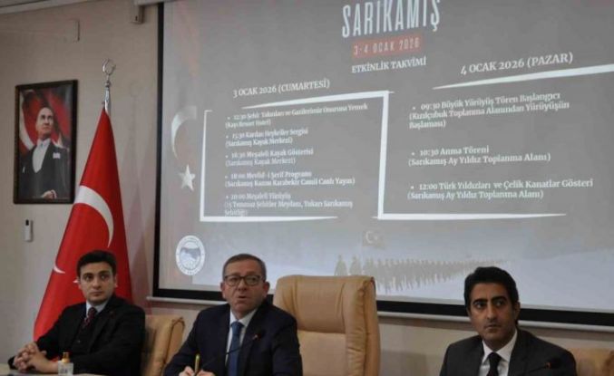 Sarıkamış Şehitleri 3-4 Ocak’ta anılacak