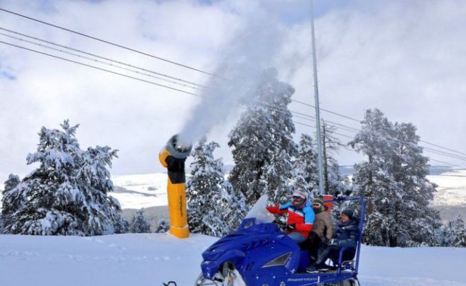 Sarıkamış’ta suni karlama sistemleri test ediliyor