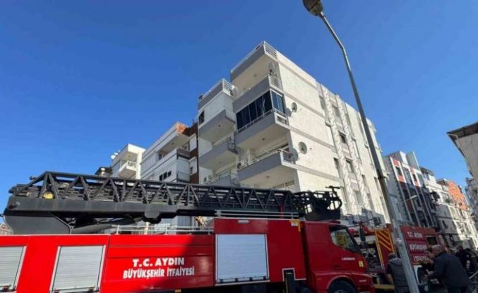 Söke’de evin aspiratöründen çıkan yangın korkuttu