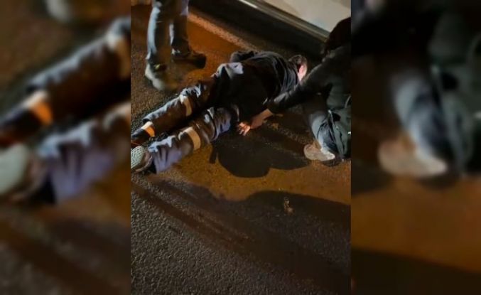 Tekirdağ’da motosikletin çarptığı yaya yaralandı