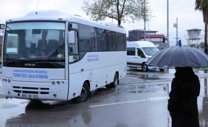 Terme’de toplu ulaşımda SAMKART dönemi başladı