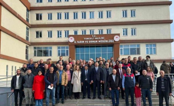 Tunceli’de arıcılara yönelik bakım ve hastalıklarla mücadele eğitimi