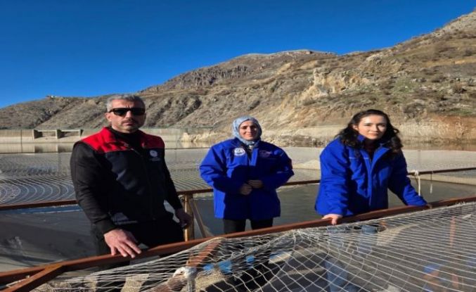 Uludere’de alabalık üretim tesislerine denetim