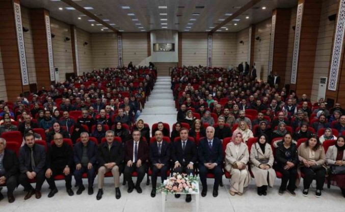 Vali Aydoğdu eğitim çalışanlarıyla bir araya geldi