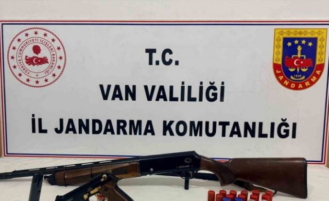 Van’da silah ele geçirildi