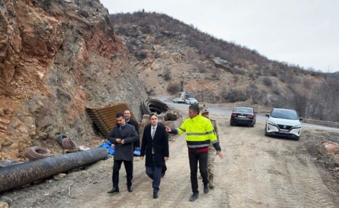 Yıllardır bitmeyen yolda çalışmalar sürüyor