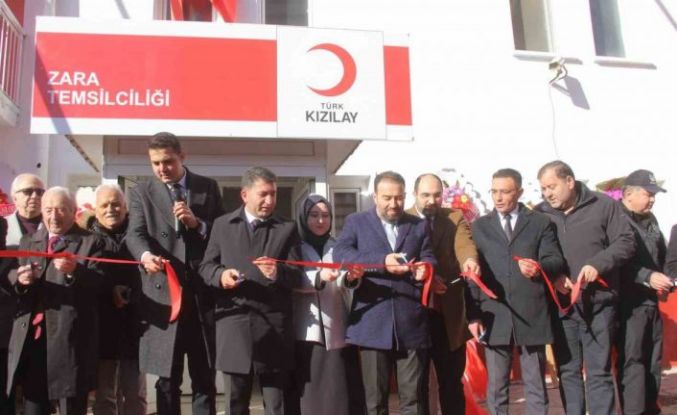 Zara’da Türk Kızılay hizmet binası törenle açıldı