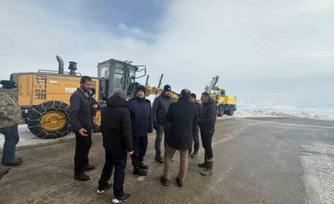 Aydıntepe’de Kış Festivali öncesi yol açma çalışmaları yapılıyor