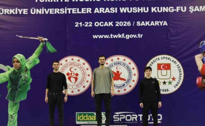 BARÜ’lü öğrencilerden Üniversiteler Arası Wushu Türkiye Şampiyonası’nda 3 madalya