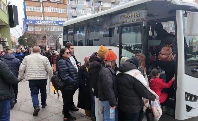 Bu hafta sonu da Davraz’a ulaşım ücretsiz