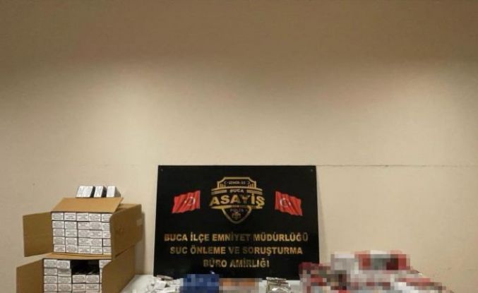 Buca’da uyuşturucu ve kaçakçılık operasyonu: 3 gözaltı