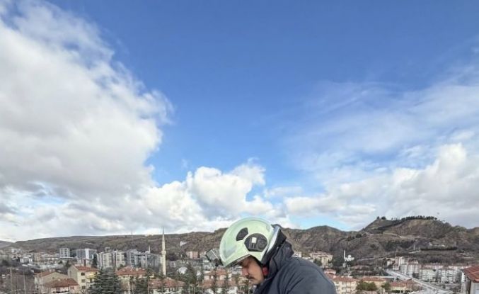 Çankırı’da korkutan baca yangını