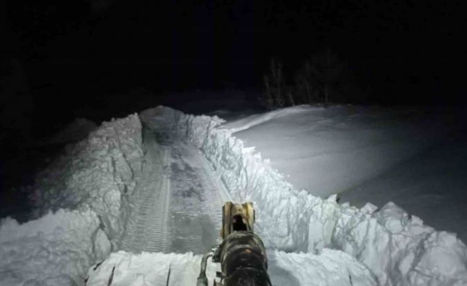 Elazığ’da kapalı köy yolları açıldı
