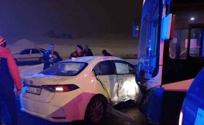 Elazığ’da trafik kazası: 1 yaralı