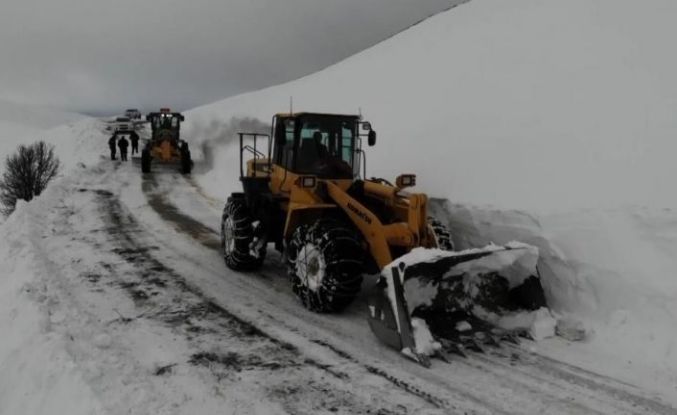 Erzincan’da 328 köy yolu ulaşıma kapandı