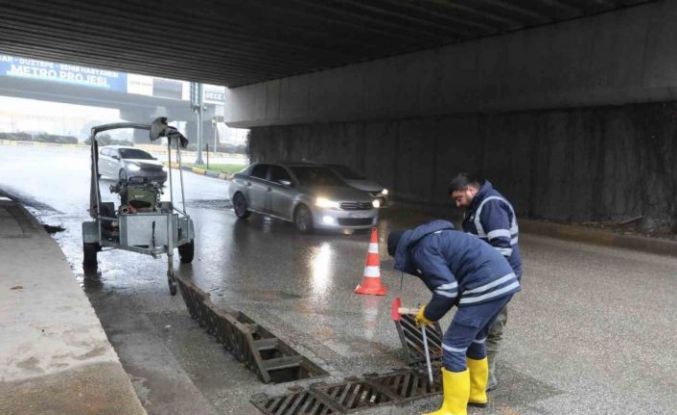 Gaziantep Büyükşehir, beklenen yoğun yağışa karşı önlem aldı