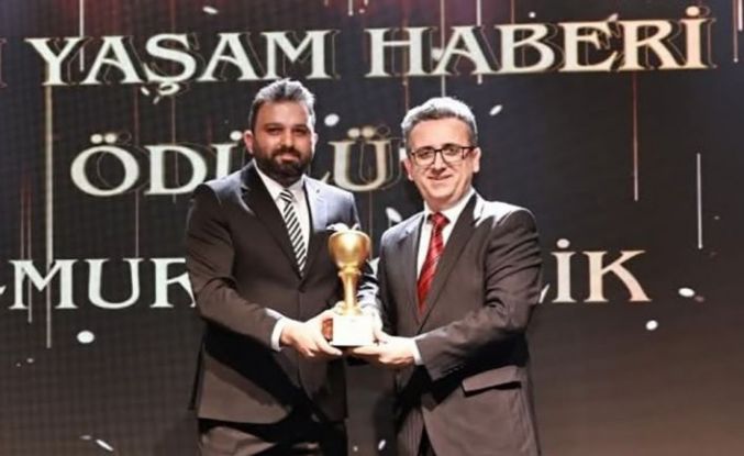 İHA muhabiri Murat Çelik’e "yılın yaşam haberi" ödülü