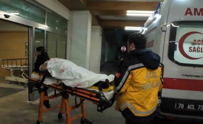 Karaman’da evinin penceresinden düşen şahıs yaralandı