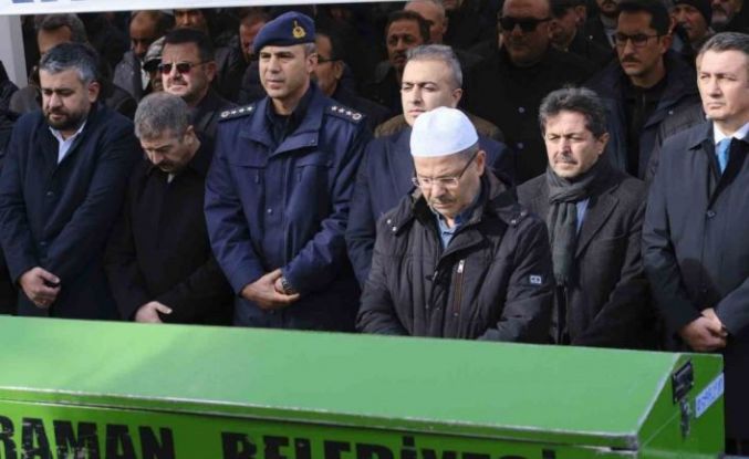 Karaman’da hayatını kaybeden Milletvekili Osman Sağlam’ın amcası toprağa verildi