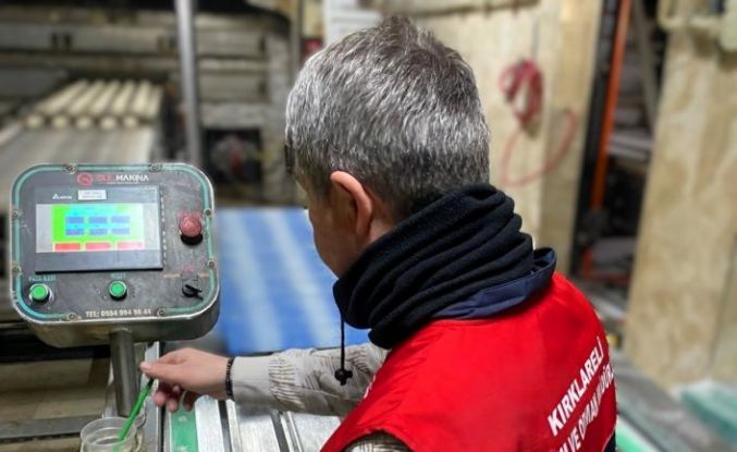 Kırklareli’nde üretim ve gıda güvenliği denetimleri