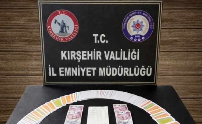 Kırşehir’de kumar operasyonu