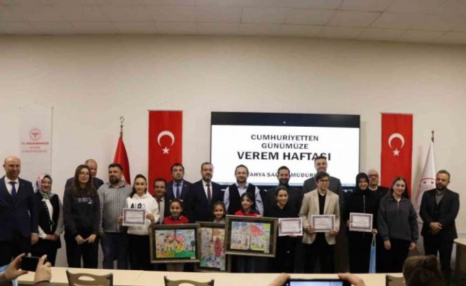 Kütahya’da ’79. Verem Eğitimi ve Farkındalık Haftası Ödülleri’ sahiplerini buldu