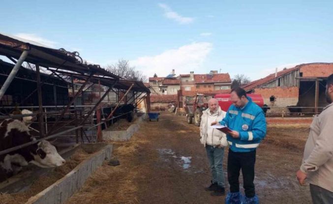 Kütahya’da hayvancılık işletmelerine yönelik kapasite tespiti sürüyor