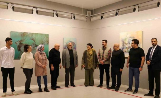 Ressam Cenk Mısırlıoğlu, SANKO Sanat Galerisi’nde sergi açtı