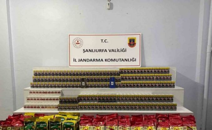 Şanlıurfa’da 9 bin 170 paket gümrük kaçağı sigara ele geçirildi