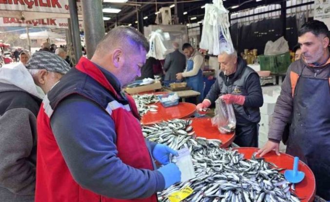 Sarıgöl’de balık tezgahlarına sıkı denetim