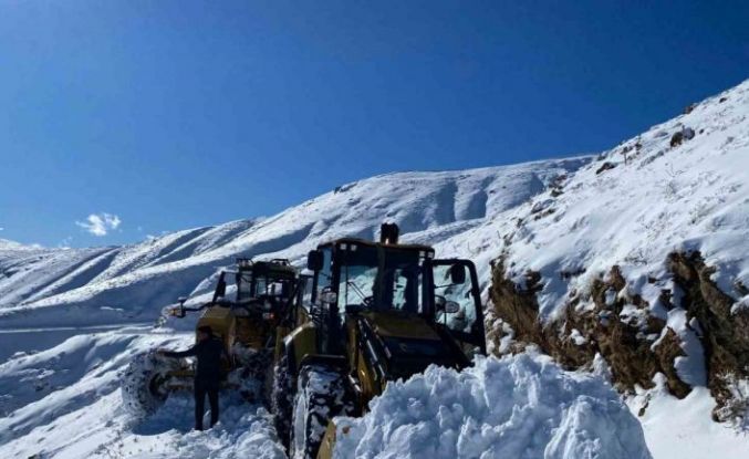 Sason’da 392 kilometrelik yol ağı kardan temizlendi