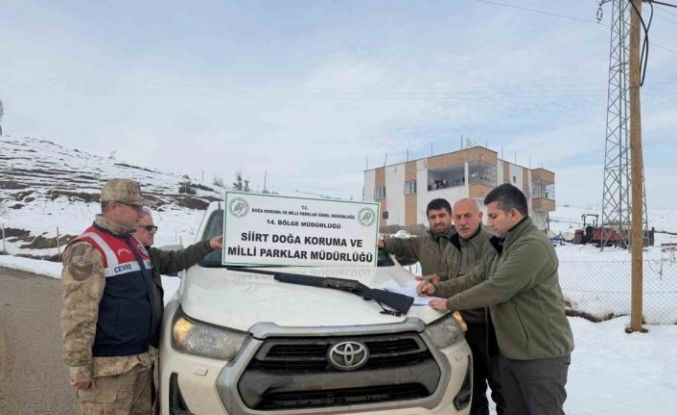 Siirt’te kaçak avlanan şahsa 19 bin lira ceza