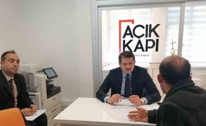 Sinop Valiliği "Açık Kapı" verilerini paylaştı