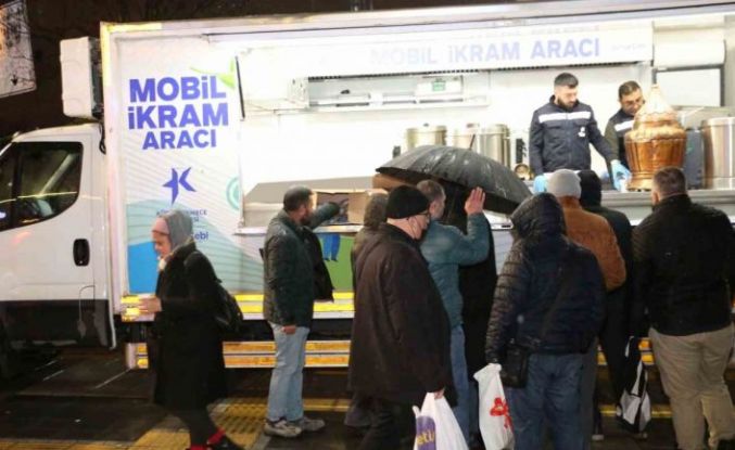 Soğuk havalarda sıcak dayanışma Küçükçekmece’de