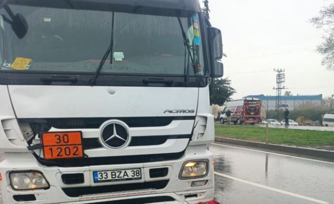 Tırın çarptığı yaya hayatını kaybetti