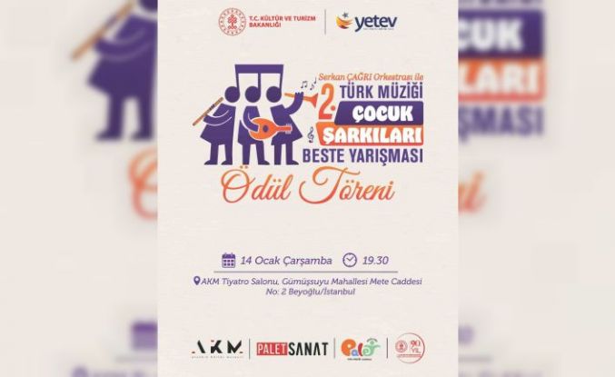 Türk Müziği Çocuk Şarkıları Beste Yarışması sonuçlandı