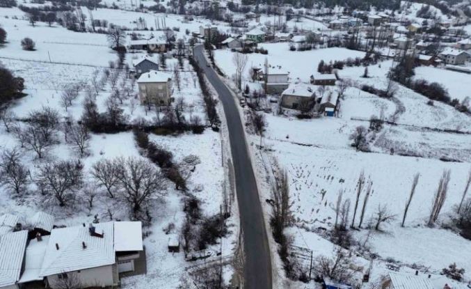 Uşak’ın yüksek kesimleri beyaza büründü