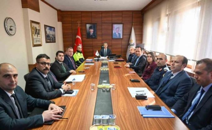 Uşak’ta İl Güvenlik Asayiş ve Koordinasyon Kurulu toplandı
