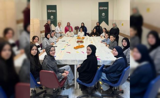 Anne ve çocuklar birlikte üretti