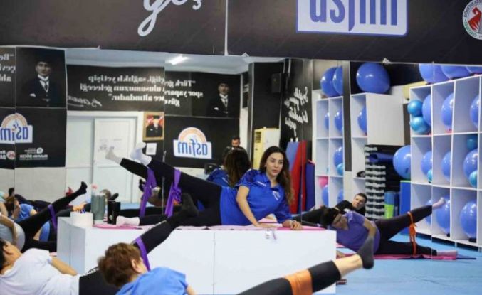 Antalyalılardan ücretsiz spor kurslarına ilgi