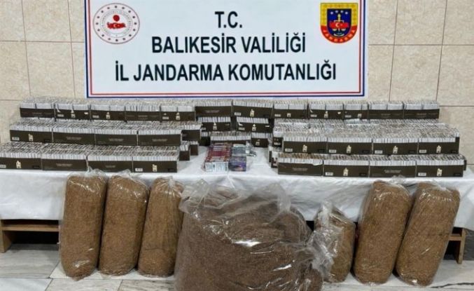 Balıkesir’de kaçakçılık ve organize suç operasyonu: 10 şüpheli yakalandı
