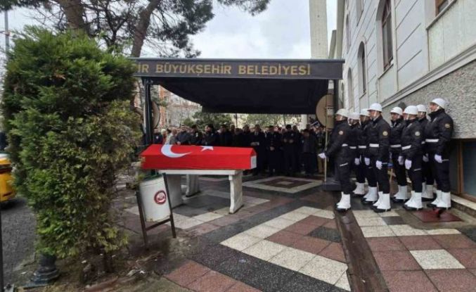 Bandırma’da görevli Polis Memuru Murat Saçan son yolculuğuna uğurlandı