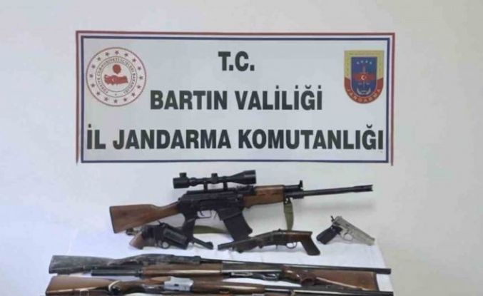 Bartın’da cephane gibi ev