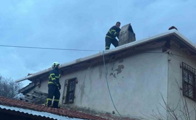 Bilecik’te baca yangını